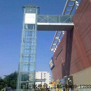  普安钢结构观光电梯井